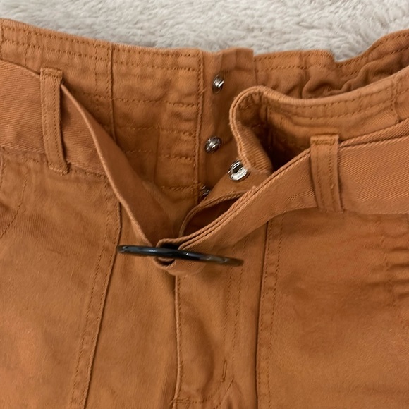 SB ROYAL BLUE Orange High Waisted Shorts Small - Picture 8 of 10